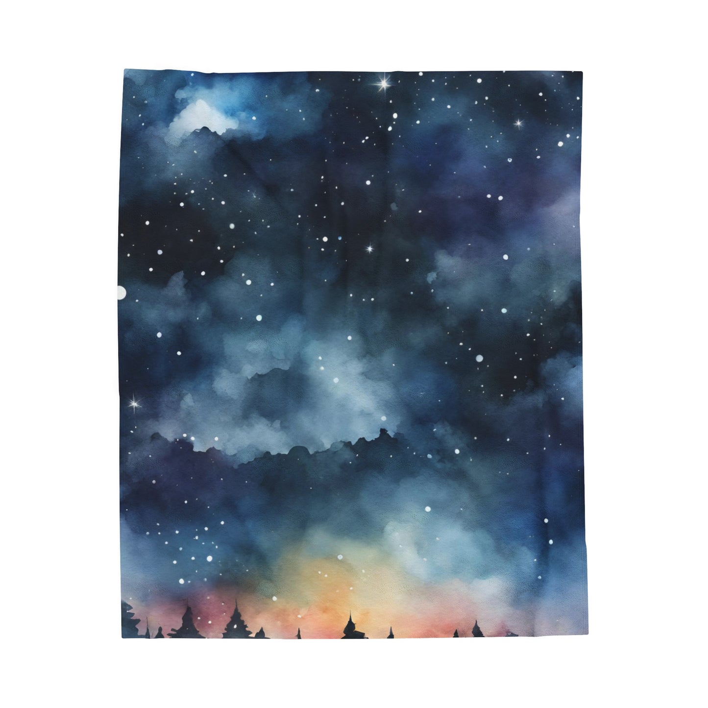 Starry Night Velvet Blanket