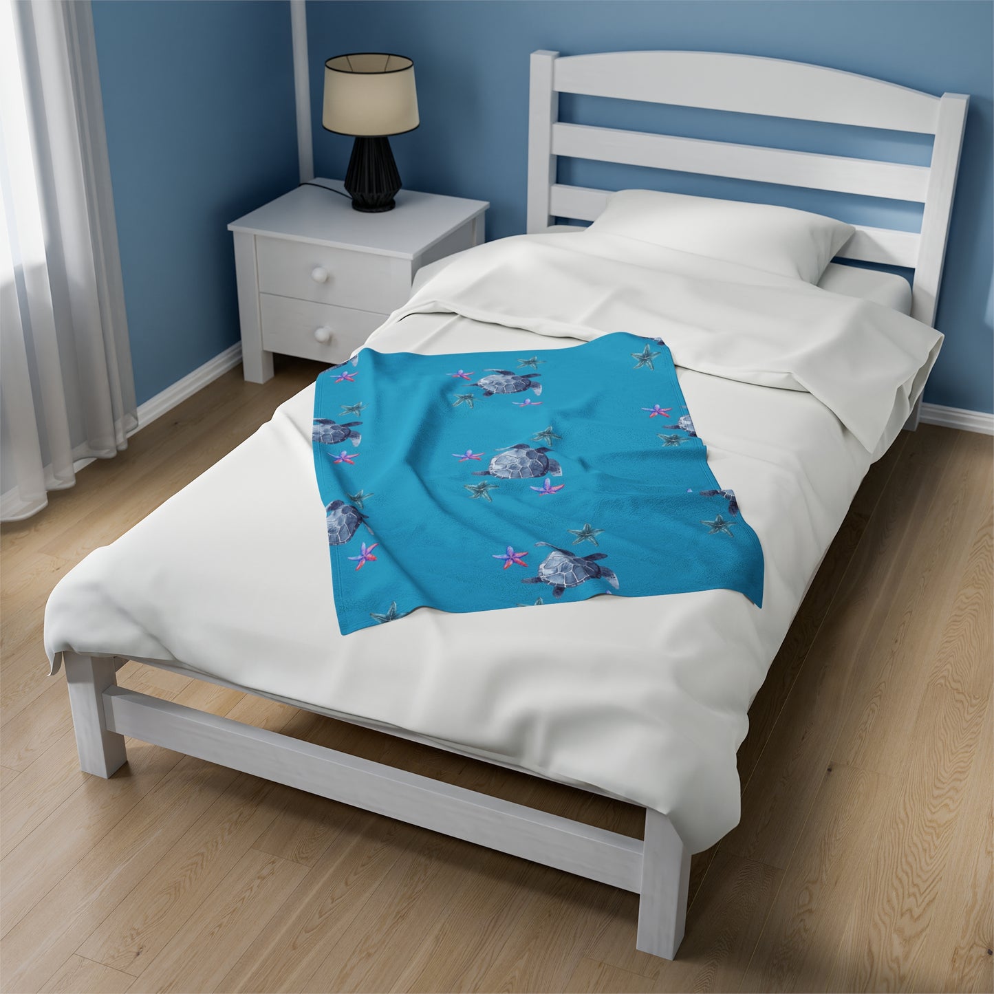 Velveteen Plush Turtle Blanket